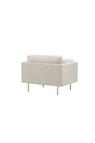 Bom - Single Chair Corduroy - Ljusgrå
