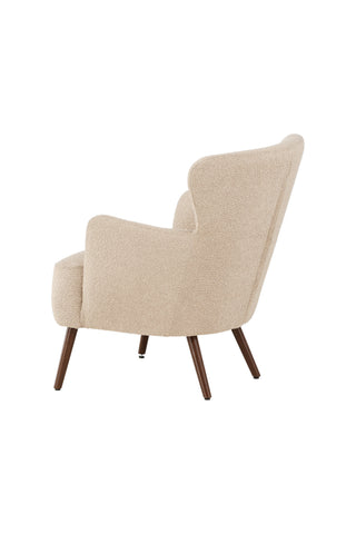 Venture Home Lincoln Enkelsoffa - Valnöt / Beige Boucle