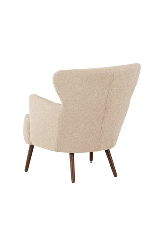 Venture Home Lincoln Enkelsoffa - Valnöt / Beige Boucle