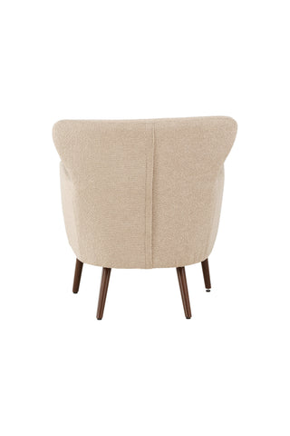 Venture Home Lincoln Enkelsoffa - Valnöt / Beige Boucle
