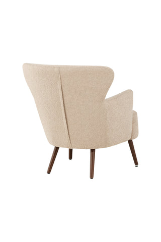 Venture Home Lincoln Enkelsoffa - Valnöt / Beige Boucle