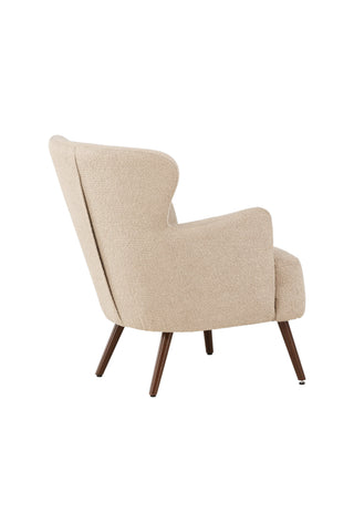 Venture Home Lincoln Enkelsoffa - Valnöt / Beige Boucle