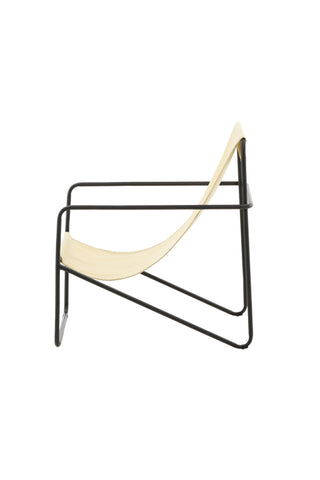 Venture Home Vernon Enkelsoffa - Svart / Beige TP