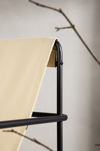 Venture Home Vernon Enkelsoffa - Svart / Beige TP