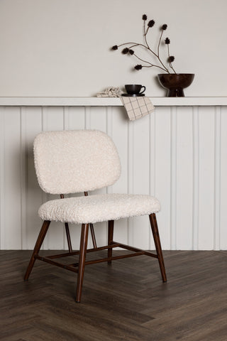 Venture Home Midland Enkelsoffa - Brun / Vit Boucle