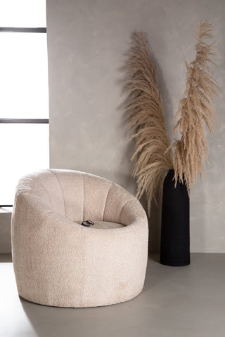 Venture Home Warren Enkelsoffa - Beige Boucle