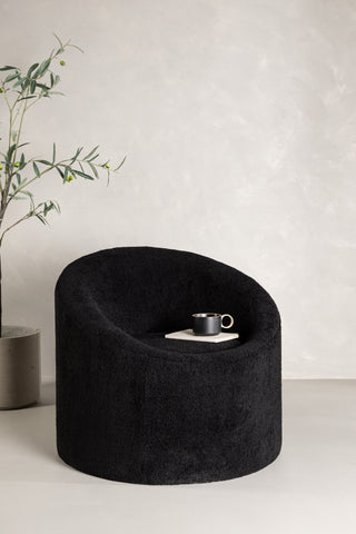 Venture Home Warren Enkelsoffa - Svart Fleece
