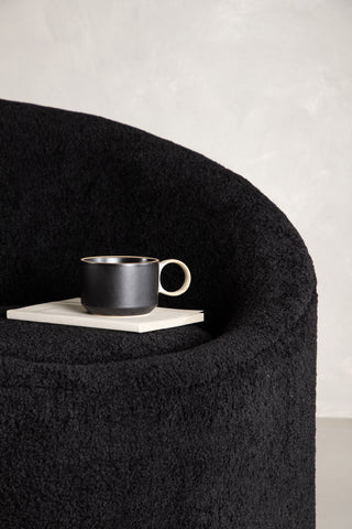 Venture Home Warren Enkelsoffa - Svart Fleece