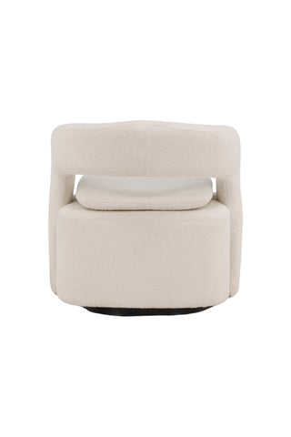 Venture Home Laurel Enkelsoffa - Svart / Vit Boucle