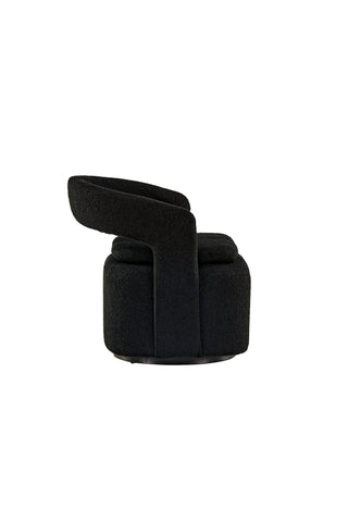 Venture Home Laurel Enkelsoffa - Svart / Svart Boucle
