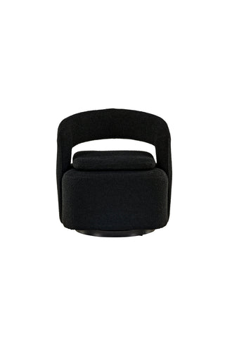 Venture Home Laurel Enkelsoffa - Svart / Svart Boucle