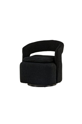 Venture Home Laurel Enkelsoffa - Svart / Svart Boucle