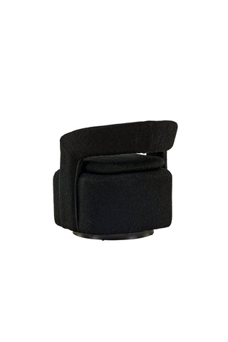 Venture Home Laurel Enkelsoffa - Svart / Svart Boucle