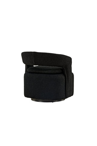 Venture Home Laurel Enkelsoffa - Svart / Svart Boucle