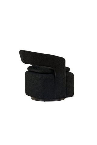 Venture Home Laurel Enkelsoffa - Svart / Svart Boucle