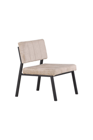 Venture Home Monett Enkelsoffa 2-pack - Svart / Beige sammet
