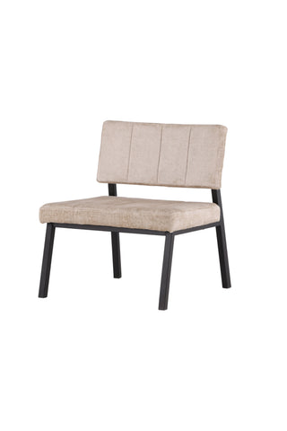 Venture Home Monett Enkelsoffa 2-pack - Svart / Beige sammet