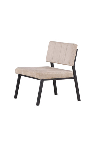 Venture Home Monett Enkelsoffa 2-pack - Svart / Beige sammet