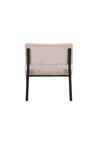 Venture Home Monett Enkelsoffa 2-pack - Svart / Beige sammet