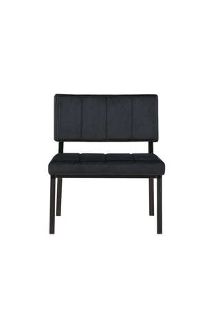 Venture Home Monett Enkelsoffa 2-pack - Svart / Svart sammet