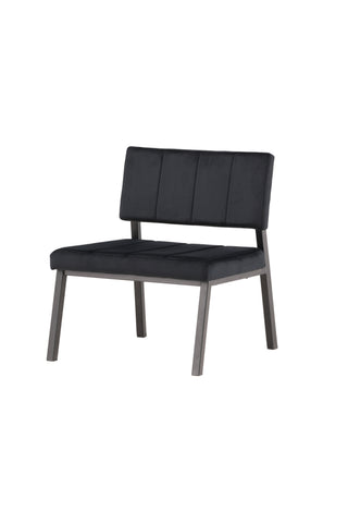 Venture Home Monett Enkelsoffa 2-pack - Svart / Svart sammet