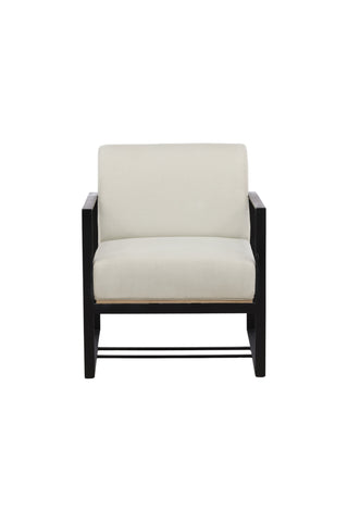 Venture Home Kansas Enkelsoffa - Svart / Offwhite Linne