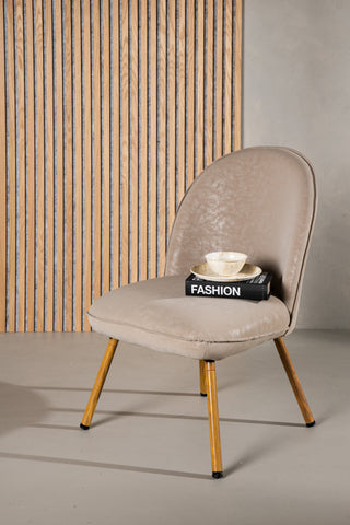 Venture Home Polar Enkelsoffa - Oaklook / Beige PU