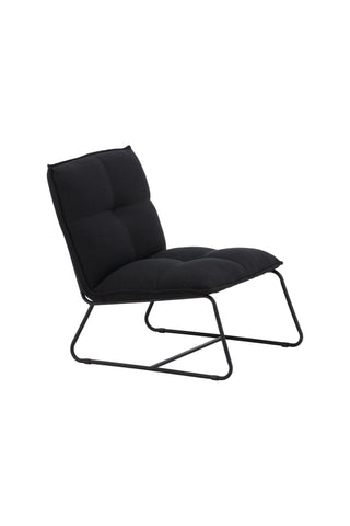 Venture Home Madison Enkelsoffa - Svart / Svart Linne