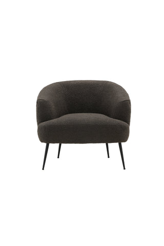 Venture Home Derry Enkelsoffa - Svart / Svart Boucle