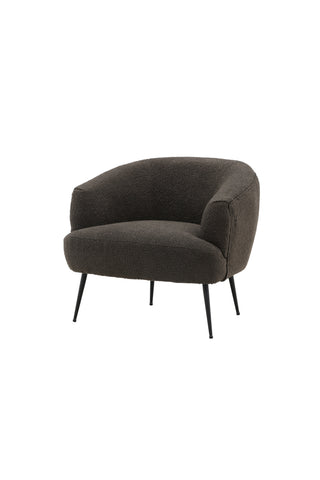 Venture Home Derry Enkelsoffa - Svart / Svart Boucle
