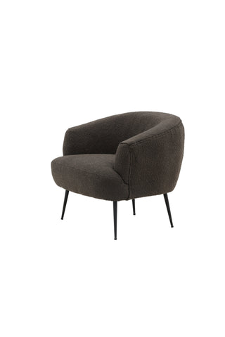Venture Home Derry Enkelsoffa - Svart / Svart Boucle