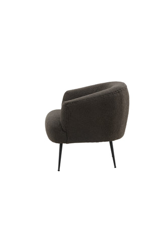 Venture Home Derry Enkelsoffa - Svart / Svart Boucle