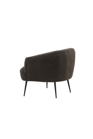 Venture Home Derry Enkelsoffa - Svart / Svart Boucle