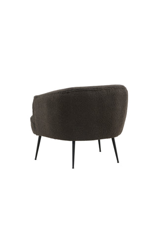 Venture Home Derry Enkelsoffa - Svart / Svart Boucle