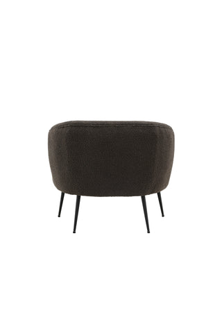 Venture Home Derry Enkelsoffa - Svart / Svart Boucle