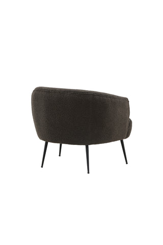 Venture Home Derry Enkelsoffa - Svart / Svart Boucle