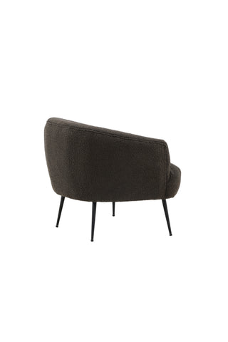 Venture Home Derry Enkelsoffa - Svart / Svart Boucle