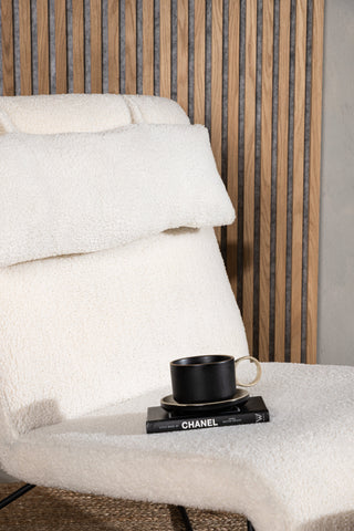 Venture Home Laconia Enkelsoffa - Mattsvart / Vit Teddy