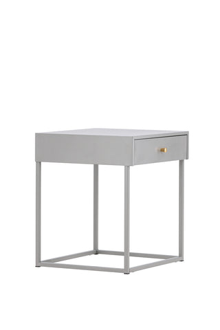 Venture Home Bakal Sängbord - Ljusgrå / Ljusgrå