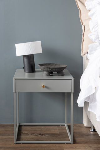 Venture Home Bakal Sängbord - Ljusgrå / Ljusgrå