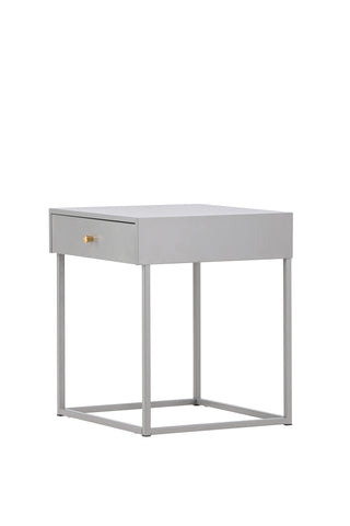 Venture Home Bakal Sängbord - Ljusgrå / Ljusgrå