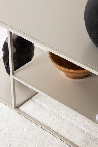 Staal Soffbord - Beige