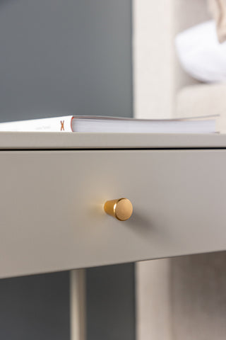 Venture Home Bakal Sängbord - Beige / Beige