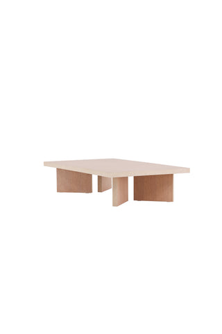 Vind Bassholmen Soffbord - Whitewash / Whitewash MDF