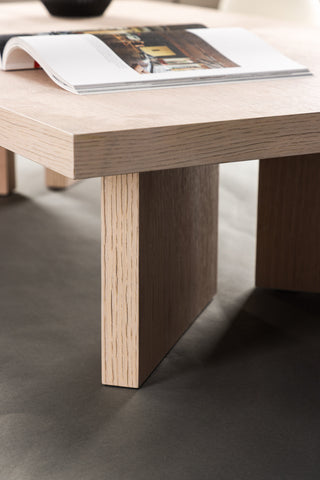 Vind Bassholmen Soffbord - Whitewash / Whitewash MDF