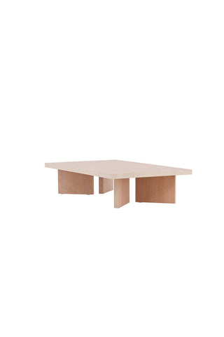 Vind Bassholmen Soffbord - Whitewash / Whitewash MDF