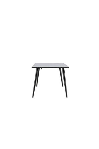 Dipp Matbord - 180*90cm - Svart Faner / helt svarta ben