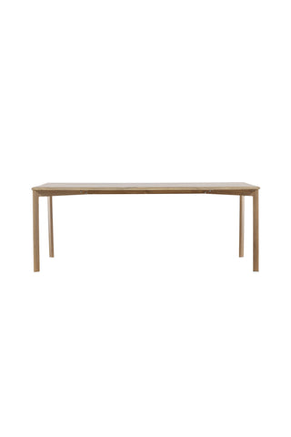 Venture Home Damon Matbord 200*75 - Whitewash / MDF med faner