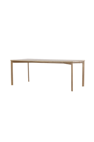 Venture Home Damon Matbord 200*75 - Whitewash / MDF med faner