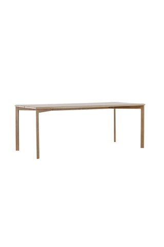 Venture Home Damon Matbord 200*75 - Whitewash / MDF med faner
